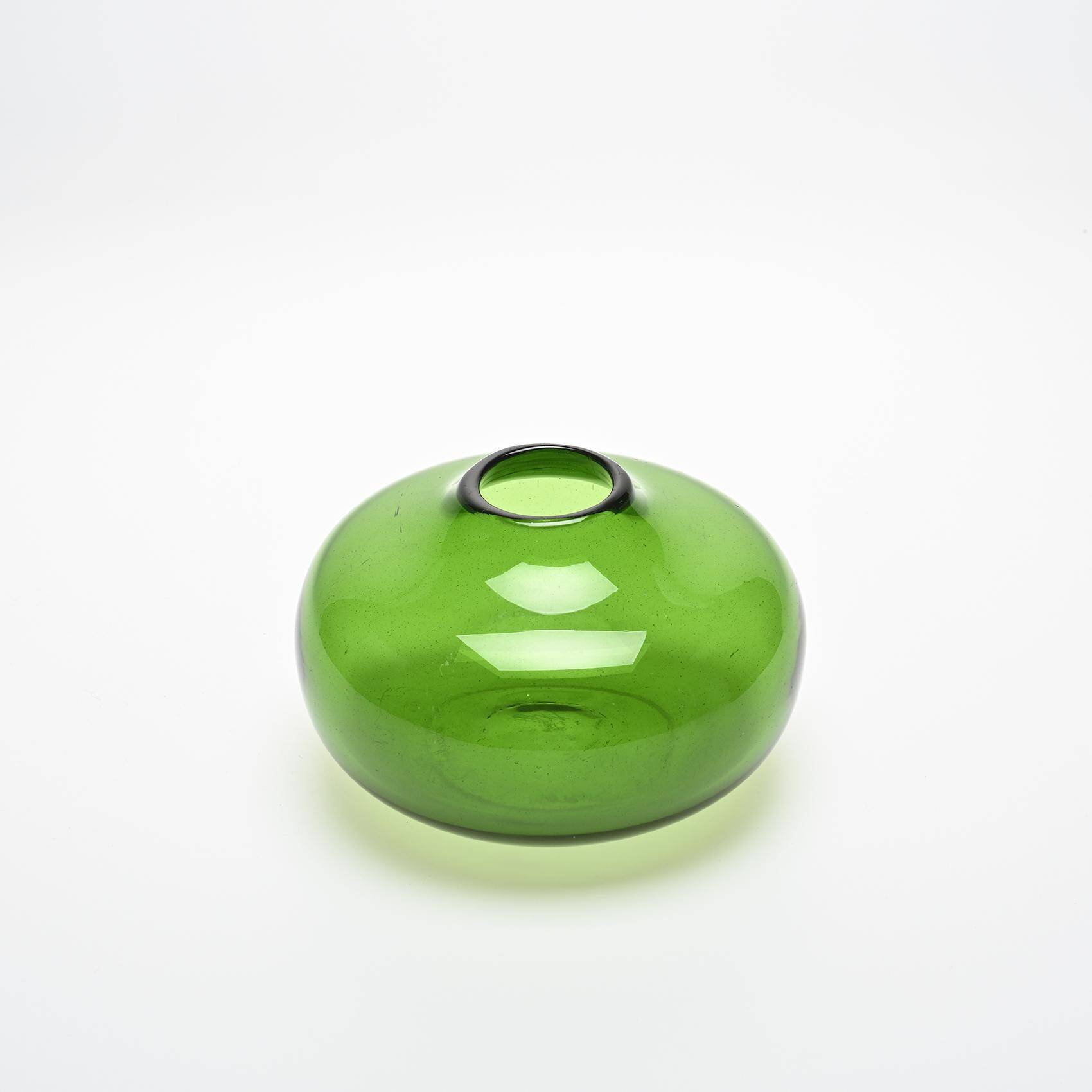 Claude Morin, blown glass vase, France