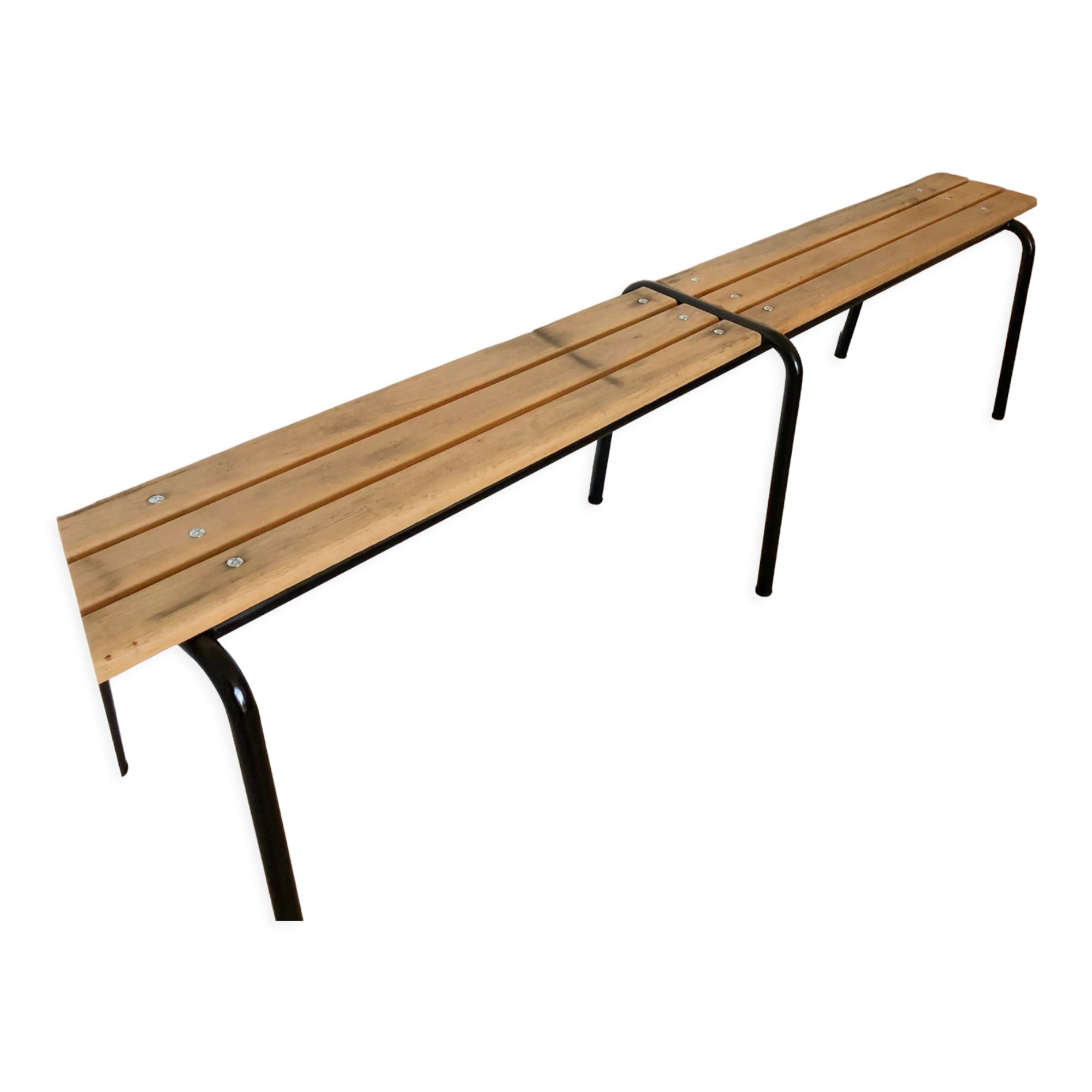 Former school bench from the 60s, adult model