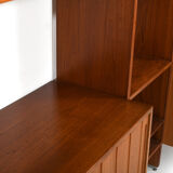 Ry100 Wall System in Teak by Hans J. Wegner for Ry Møbler