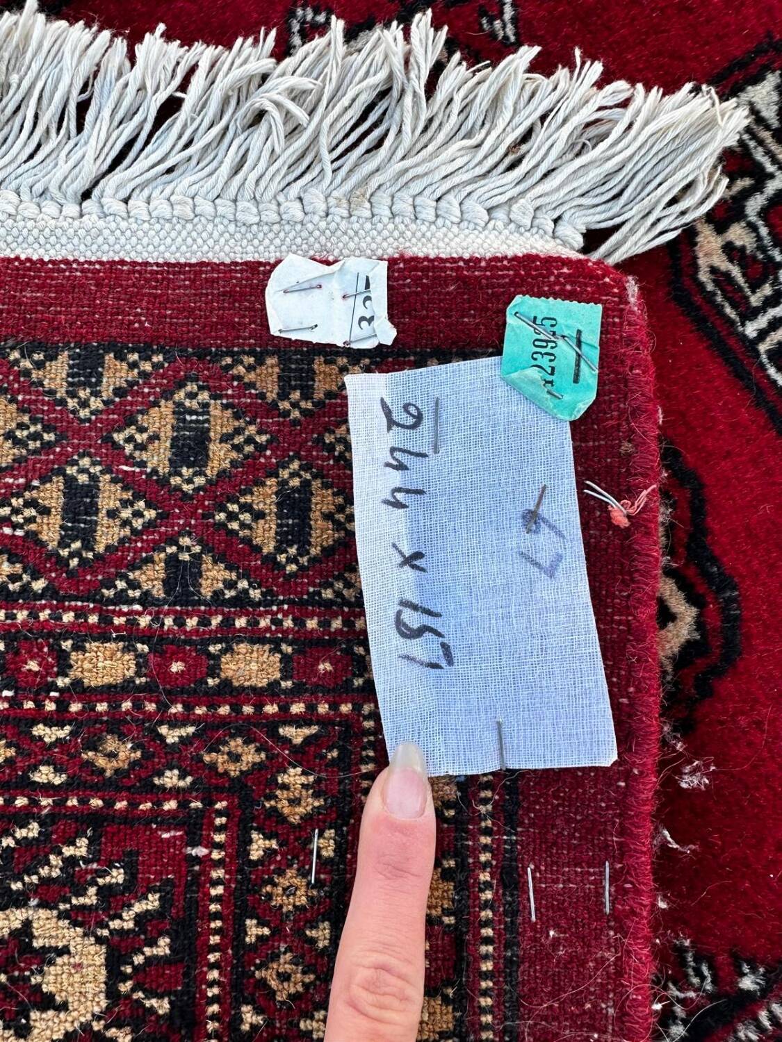 Handmade Bokhara carpet