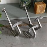 Trio of metal hooks