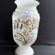 Large 19th century opaline vase