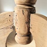 Antique oak tripod table