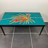 Vintage ceramic coffee table 1960