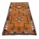 Vintage kurdish herki rug , 156 x 88 cm