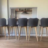 Stools lily counter stool oak b vincent sheppard