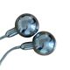 Pair of vintage chrome metal desk lamps with adjustable goosenecks.