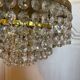 Ceiling lamp crown brass with vintage tassels