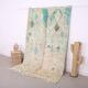 Turquoise Vintage Boujaad Rug 158 cm x 262 cm - Moroccan Wool rug Handmade