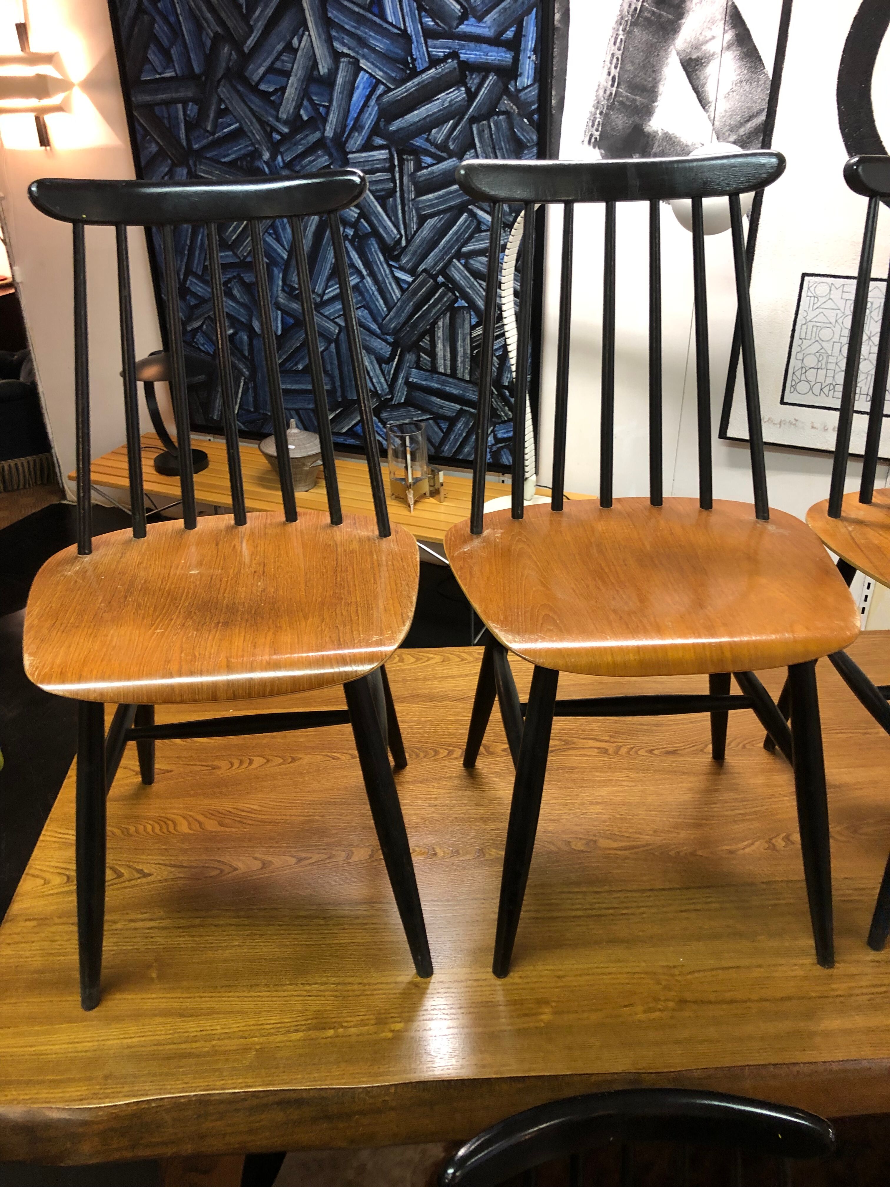 Set of 6 chairs by Ilmari Tapiovaara