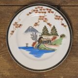 Ancienne assiette en porcelaine de Chine Hayasi Kutani