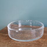 Cendrier ou vide-poche en verre bullé artisanal