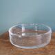 Handcrafted bubble glass ashtray or catchall.