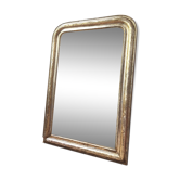 Miroir Louis Philippe fleuri 75 x 109 cm