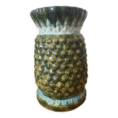 Large vintage ceramic pineapple, side table, bedside table.