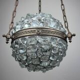 Antique style Art Nouveau chandelier with chains, Austria, 1890s