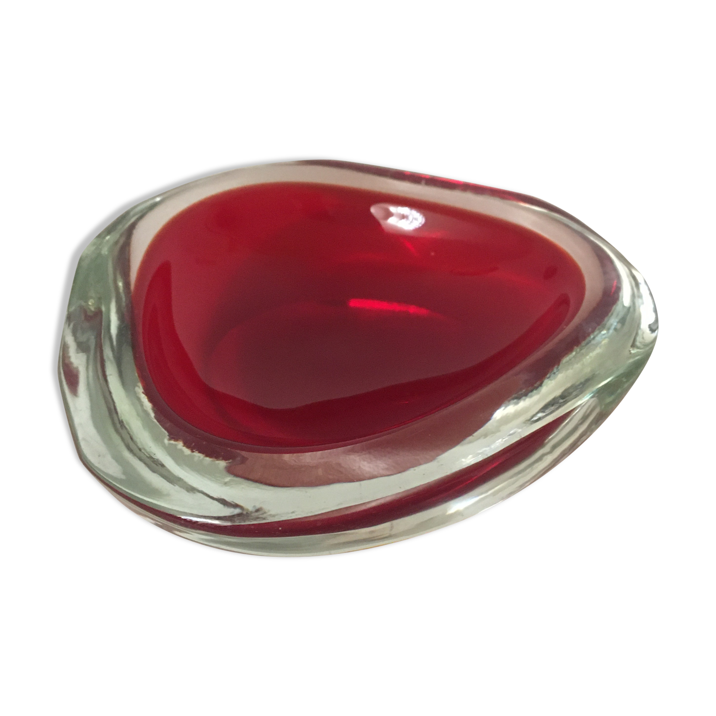 Empty Murano glass pocket