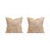 Set of 2 vintage embroidered cushion covers 59x66 cm