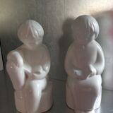 Pair of ceramic bookends from the 70s and 80s