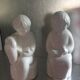 Pair of ceramic bookends from the 70s and 80s