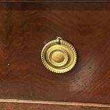Empire chest of drawers, early 19th century period in mahogany veneer