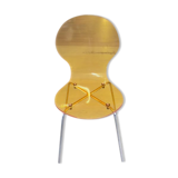 Polycarbonate chair and chrome legs