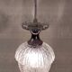 Glass and chrome metal suspension - mid 20th century
