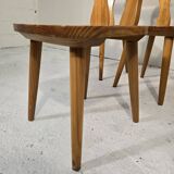 Set of 4 pine chairs