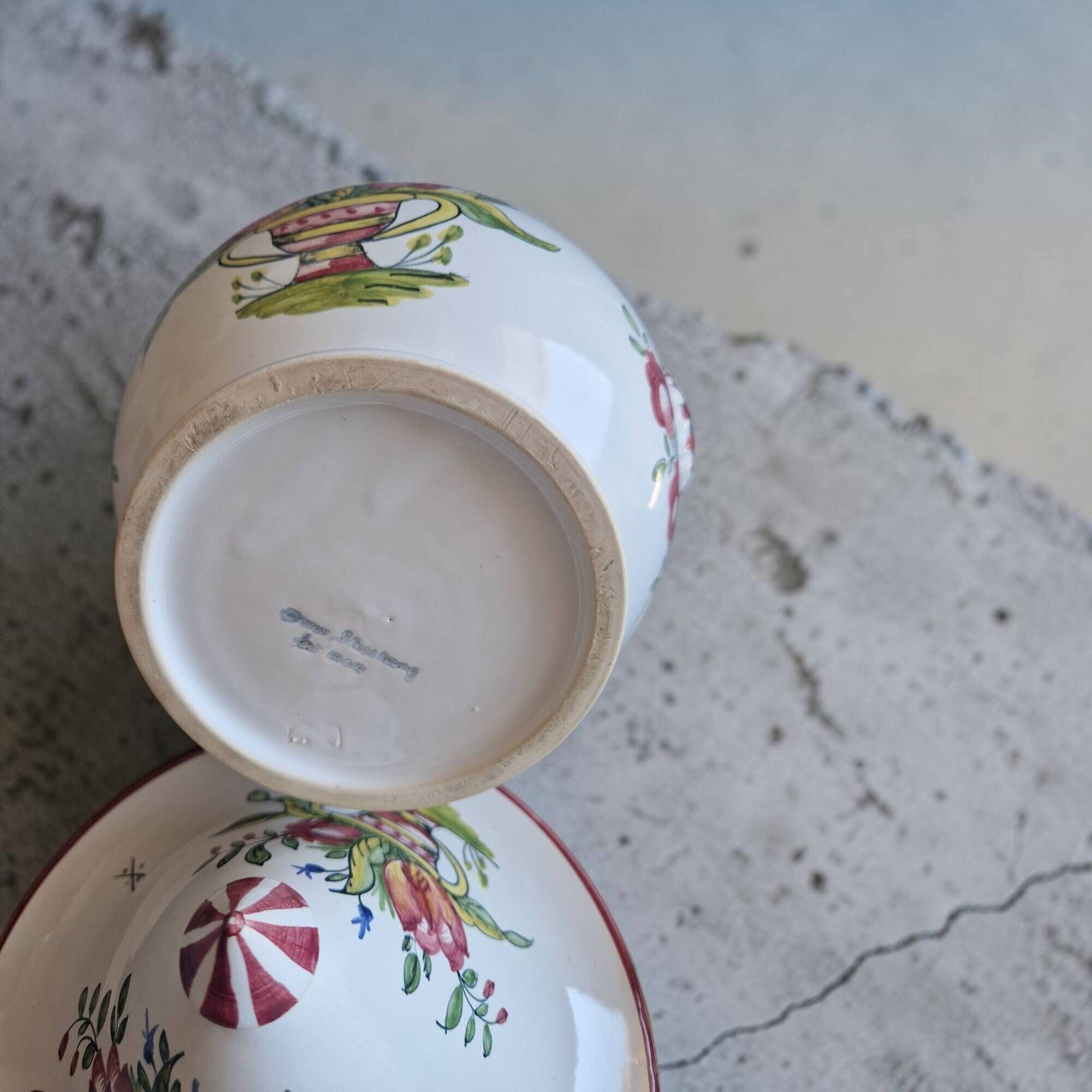 Old porcelain sweet jar – Handmade by Décor Strasbourg