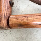 Square Coffee Table in Rattan & Bamboo – Removable Top