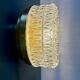 Vintage moulded glass wall or ceiling light globe