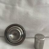 Vintage egg cup and salt shaker