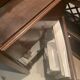 Vintage corner bar with fridge, corner unit/sink