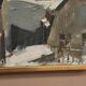 Original Dutch Oil on Canvas – “Rooftops” by Adrian van Arkel (1924–2006)