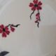 7 flat earthenware plates Moulin des loups & Hamage model Bagatelle diam 23.5 cm