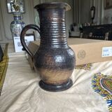 Brutalist ceramic pitcher Jean Marais