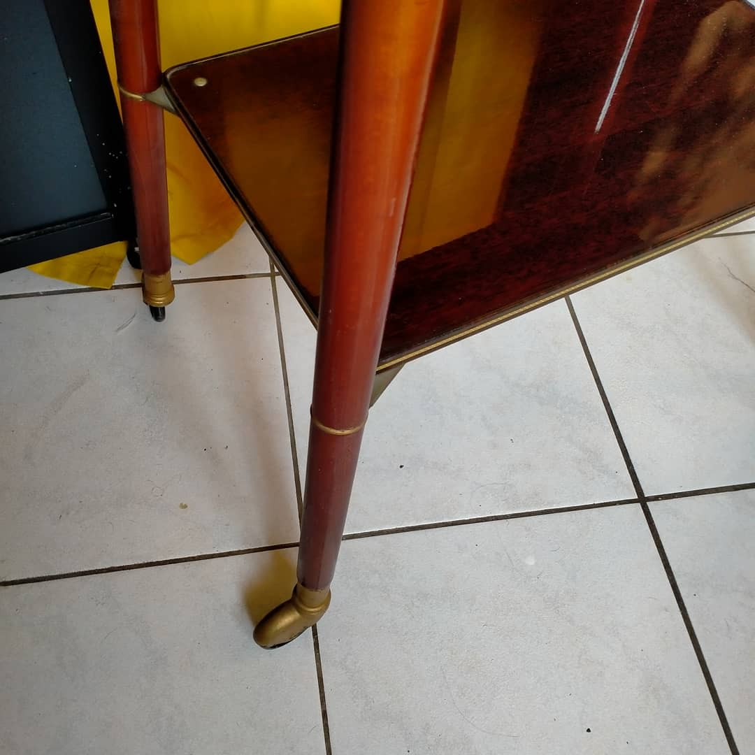 Vintage serving table