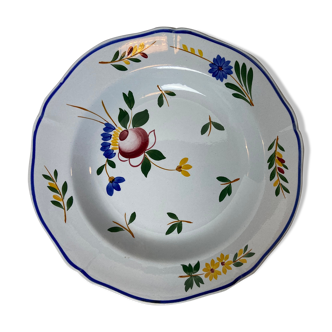 Set of 6 Gien hollow plates