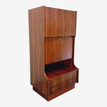 Vintage rosewood top storage cabinet from the 60s
