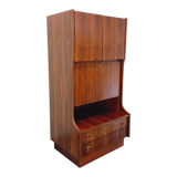Vintage rosewood top storage cabinet from the 60s