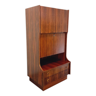 Vintage rosewood top storage cabinet from the 60s