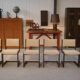 Set of 6 CASALA chairs in dark oak, 1970s