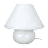 "Mushroom" glass table desktop light made by Glashütte Limburg Germany 1970s No2