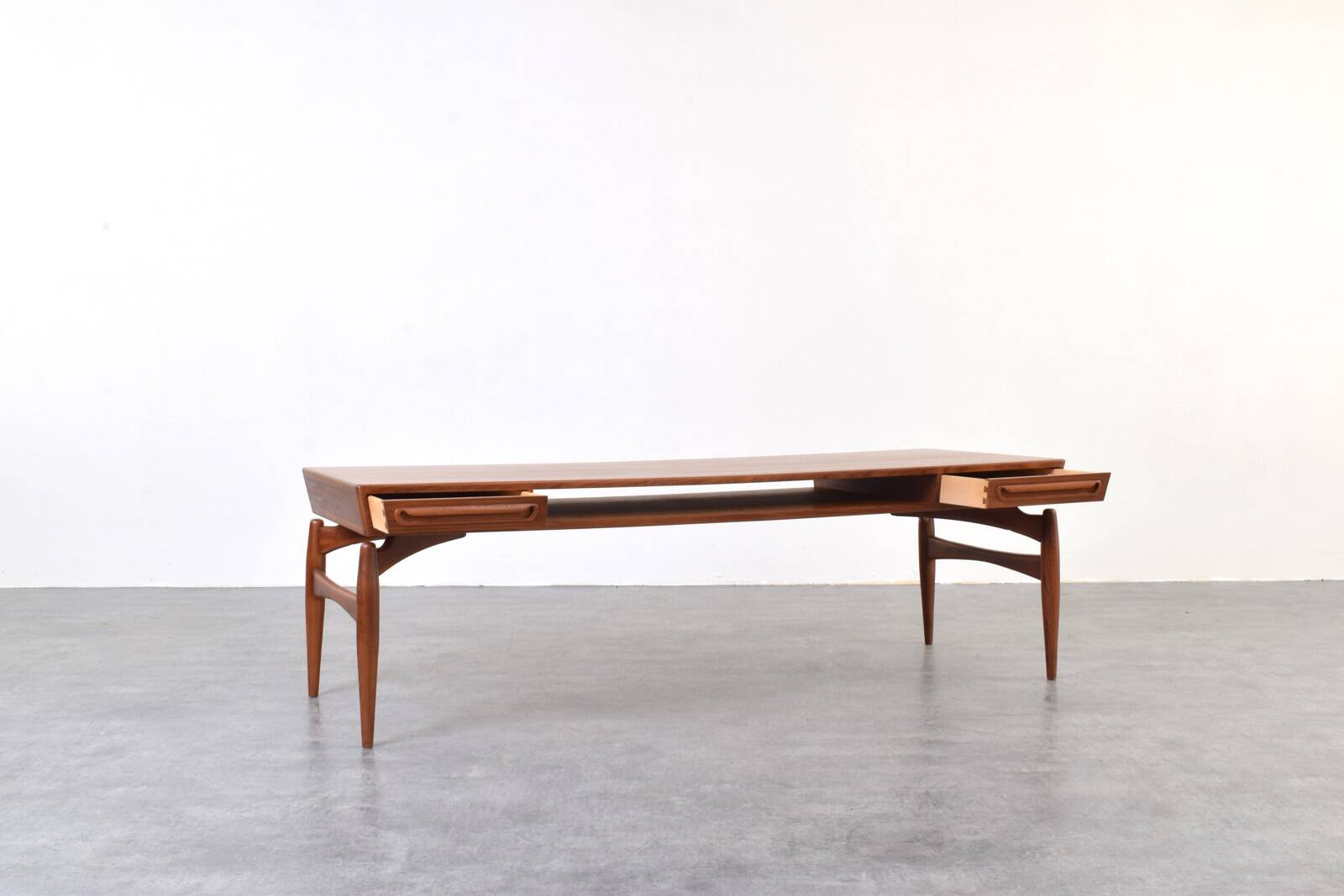 Mid-Century Teak Coffe Table by Johannes Andersen for Trensum Möbelfabrik,