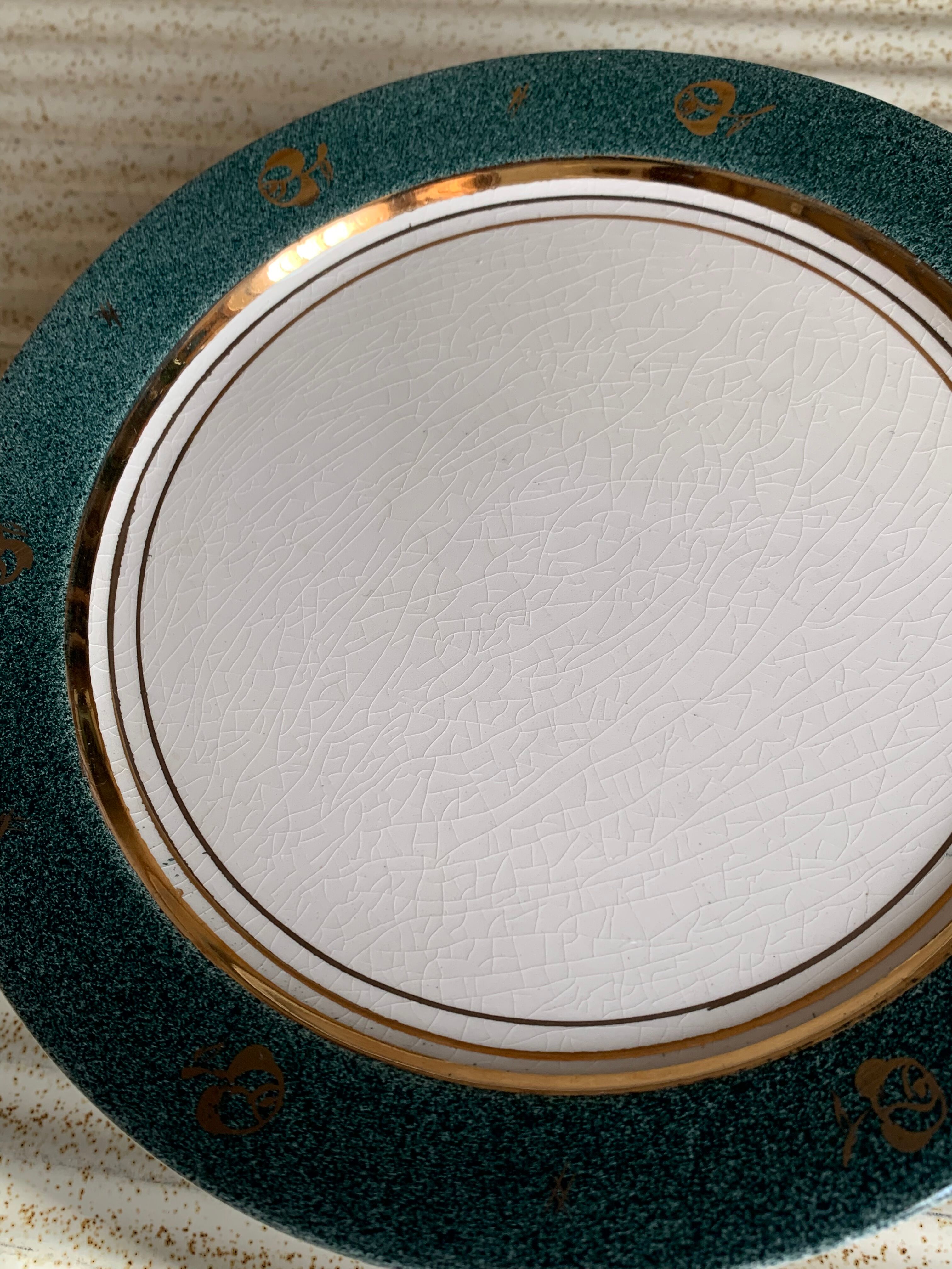 Set of 6 Longchamp dessert plates