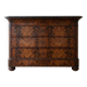 Antique Louis-Philippe commode in wood and marble
