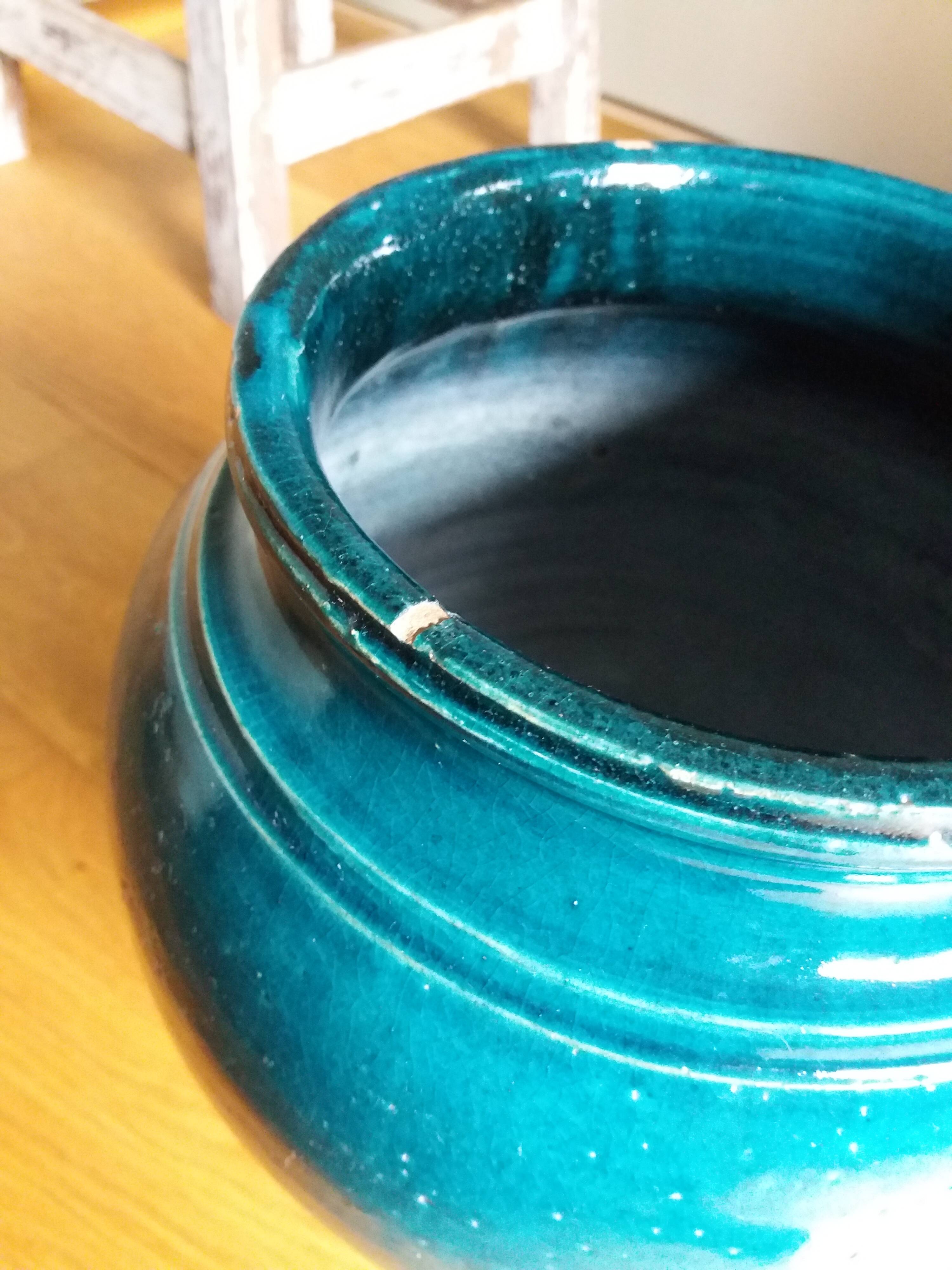 Handcrafted vase Morocco 1950s