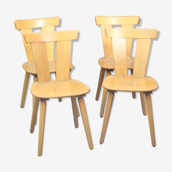 Suite de chaises années 50