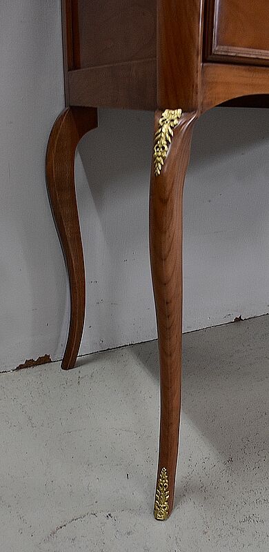 Dresser "Perruquière" in merisier, Louis XV style, early 20th