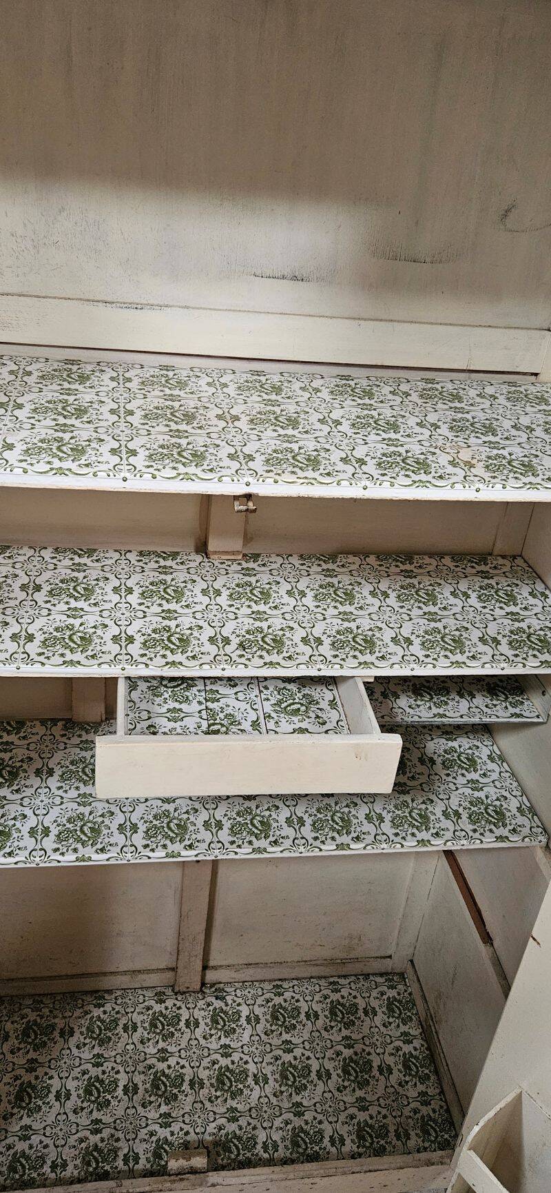 Vintage Parisian Armoire Painted in White